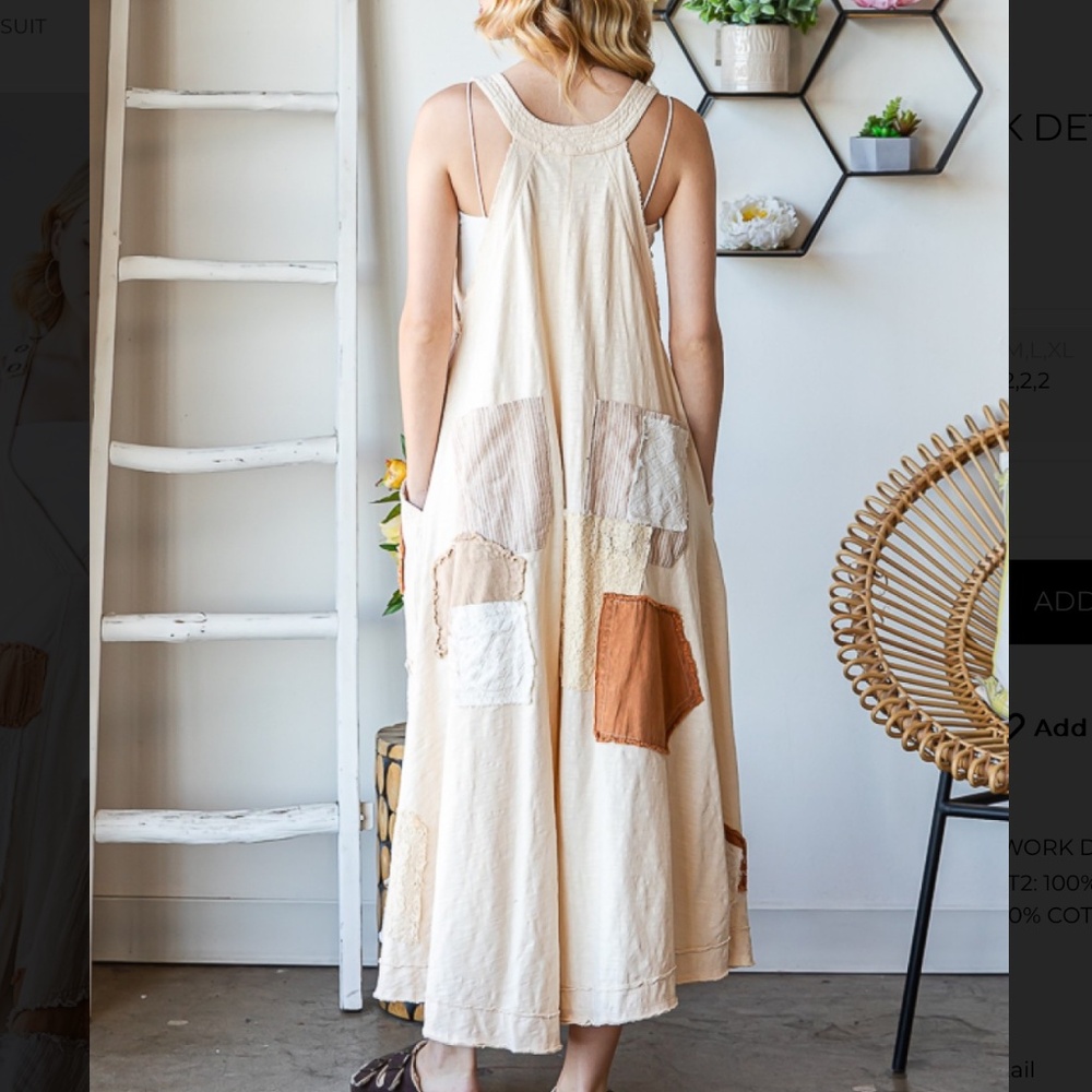 $129 STARTS #154 Oli and Hali One of a Kind Patchwork Jumpsuit  Romper SR2 - Picture 5 of 8